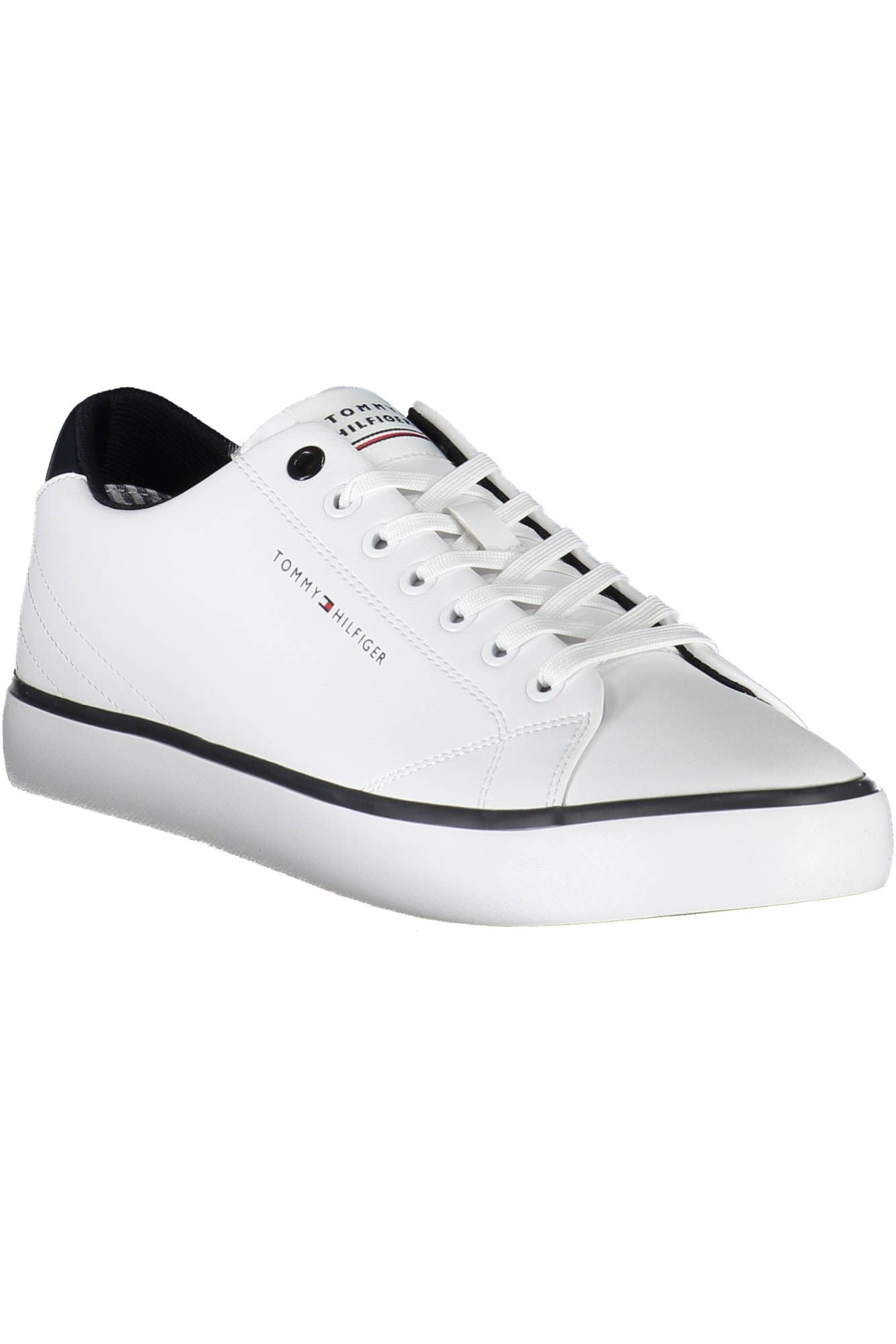 Tommy Hilfiger White Leather Men Sneaker