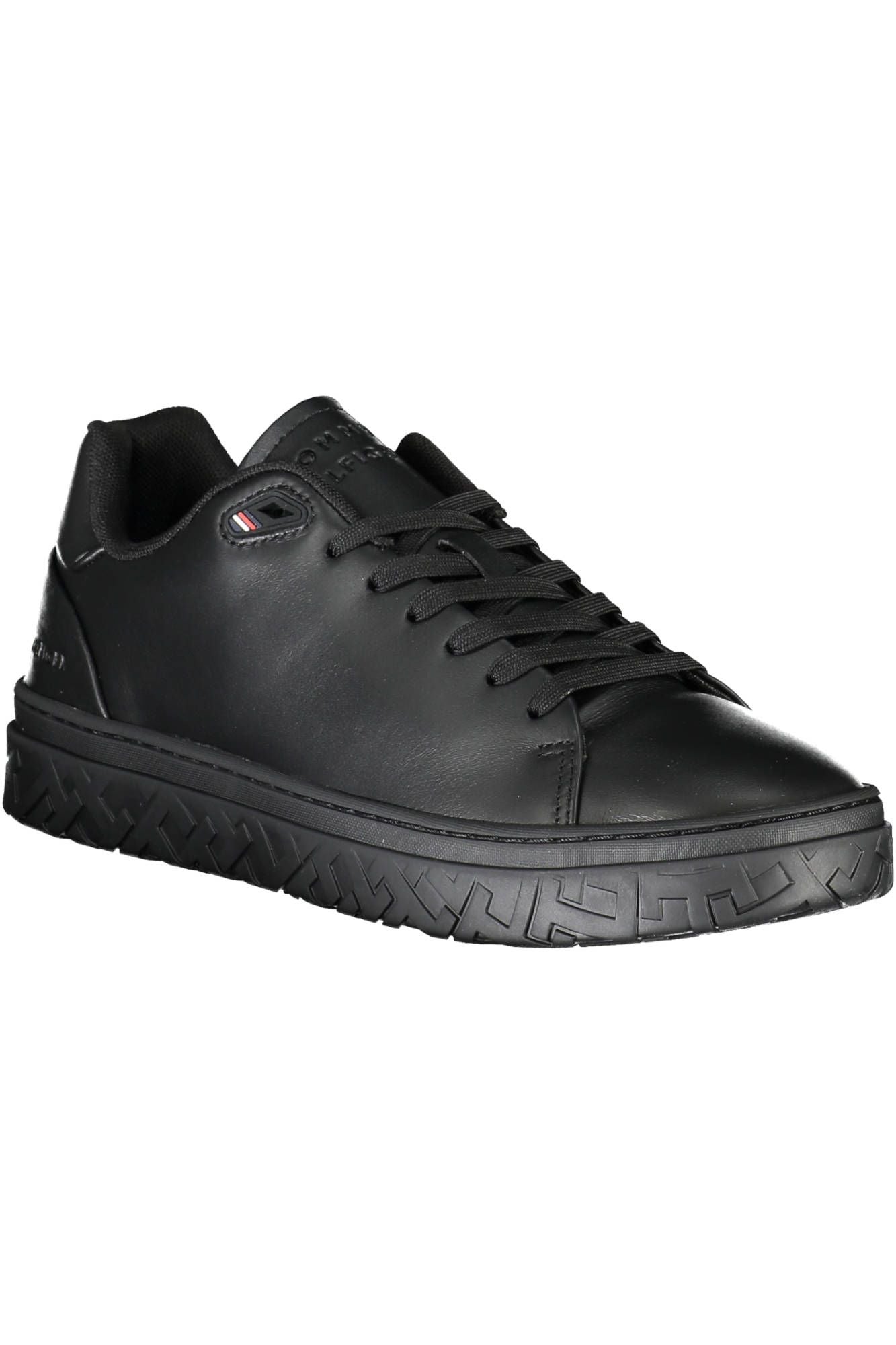 Tommy Hilfiger Black Polyester Men Sneaker