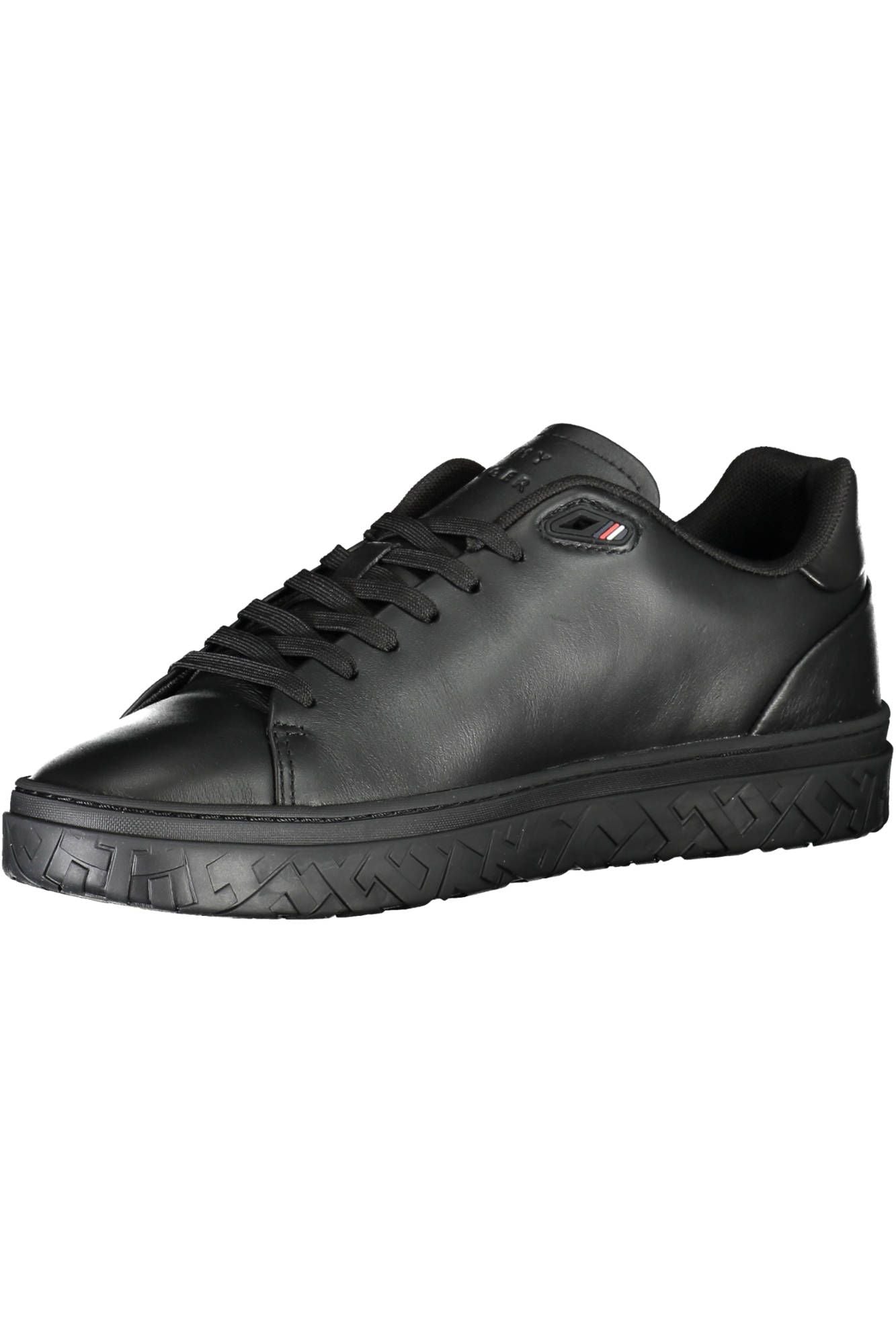 Tommy Hilfiger Black Polyester Men Sneaker