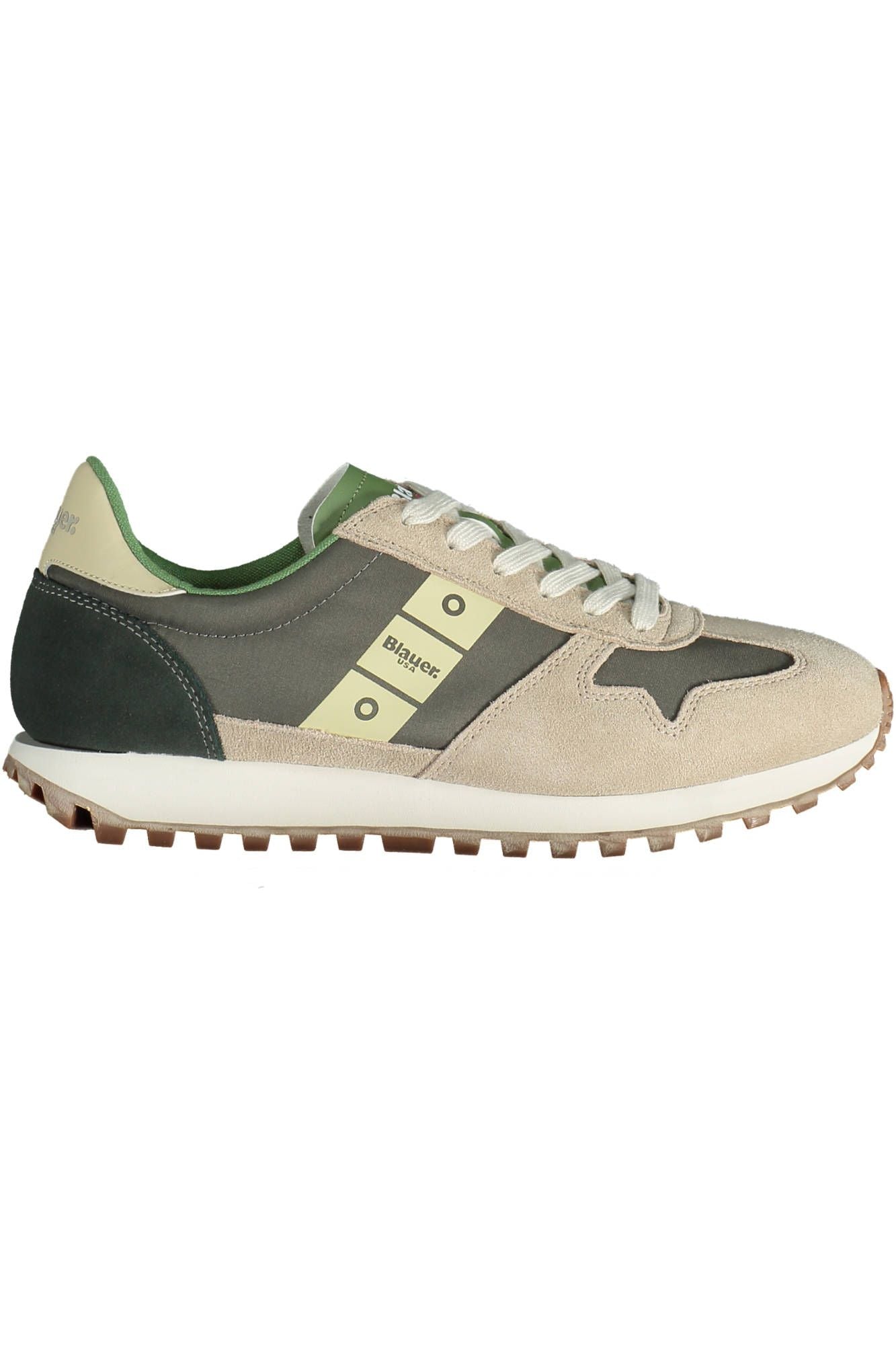 Blauer Beige Sports Sneakers with Contrasting Accents