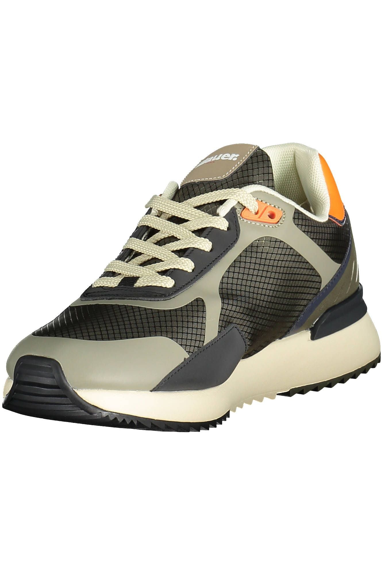 Blauer Sleek Green Lace-up Sports Sneakers