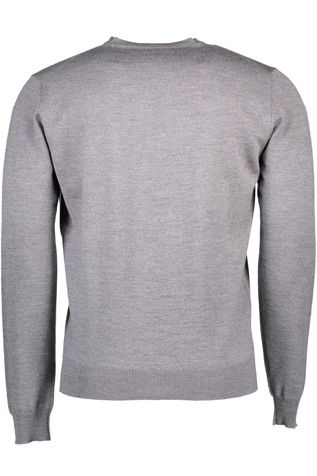 Harmont & Blaine Gray Wool Men Sweater