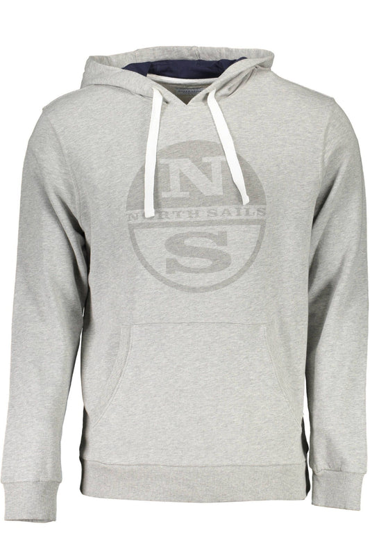 North Sails Gray Cotton Mens Sweater