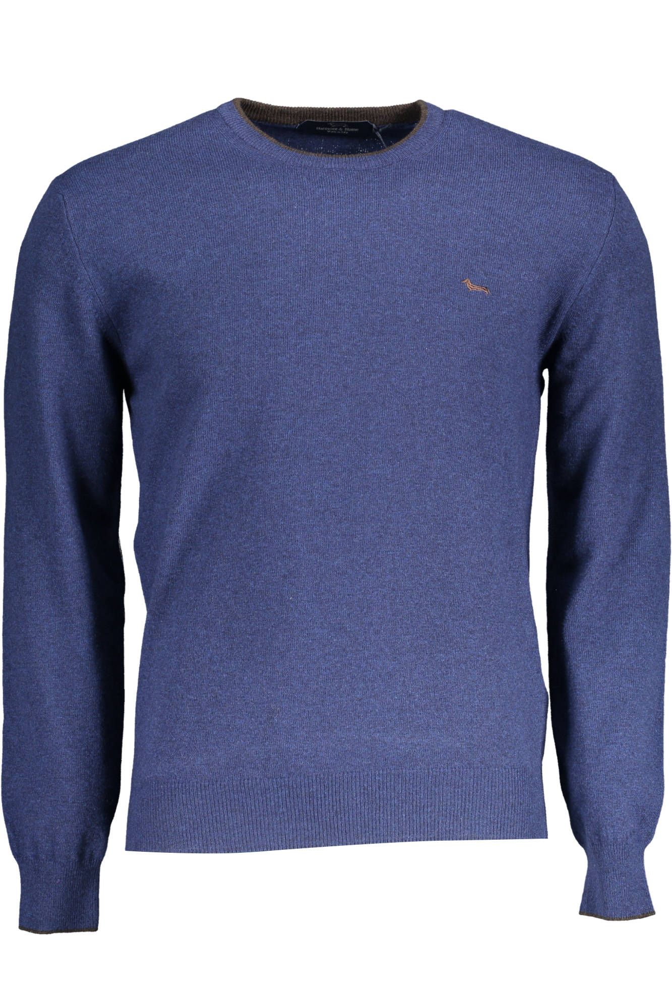 Harmont & Blaine Sophisticated Blue Wool Sweater