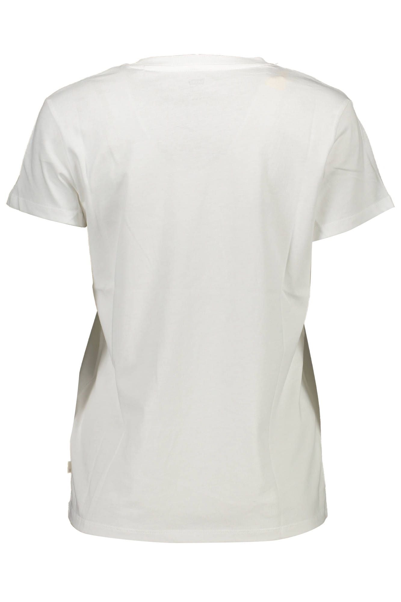 Levi's White Cotton Women T-Shirt