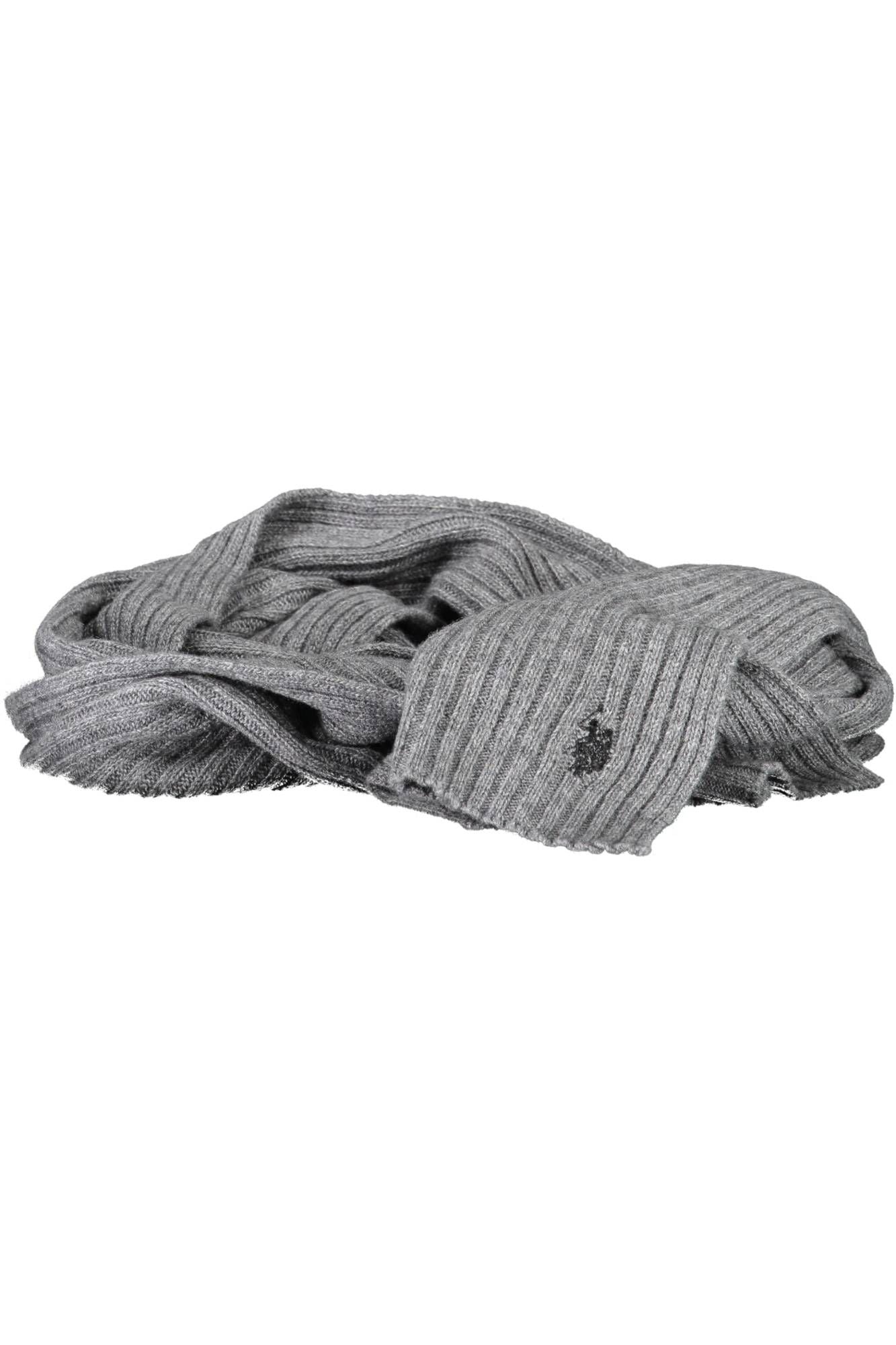 U.S. POLO ASSN. Gray Wool Men Scarf