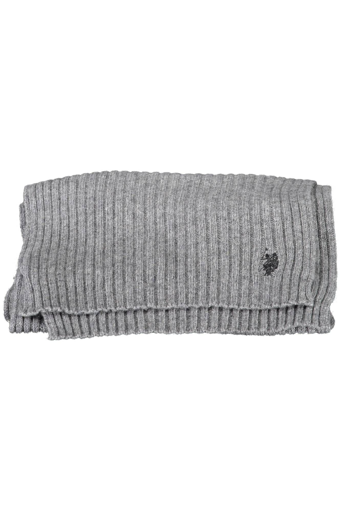 U.S. POLO ASSN. Gray Wool Men Scarf