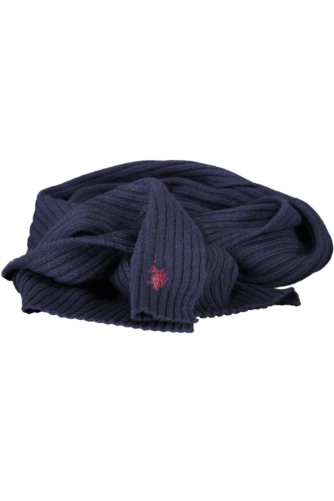 U.S. POLO ASSN. Blue Wool Men Scarf