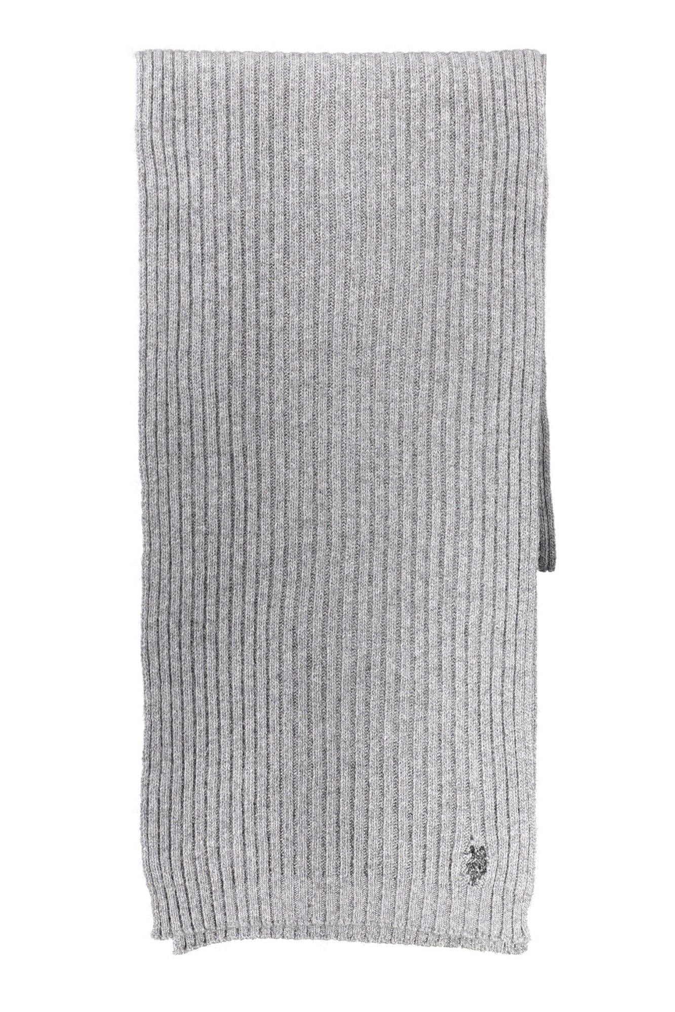 U.S. POLO ASSN. Gray Wool Men Scarf