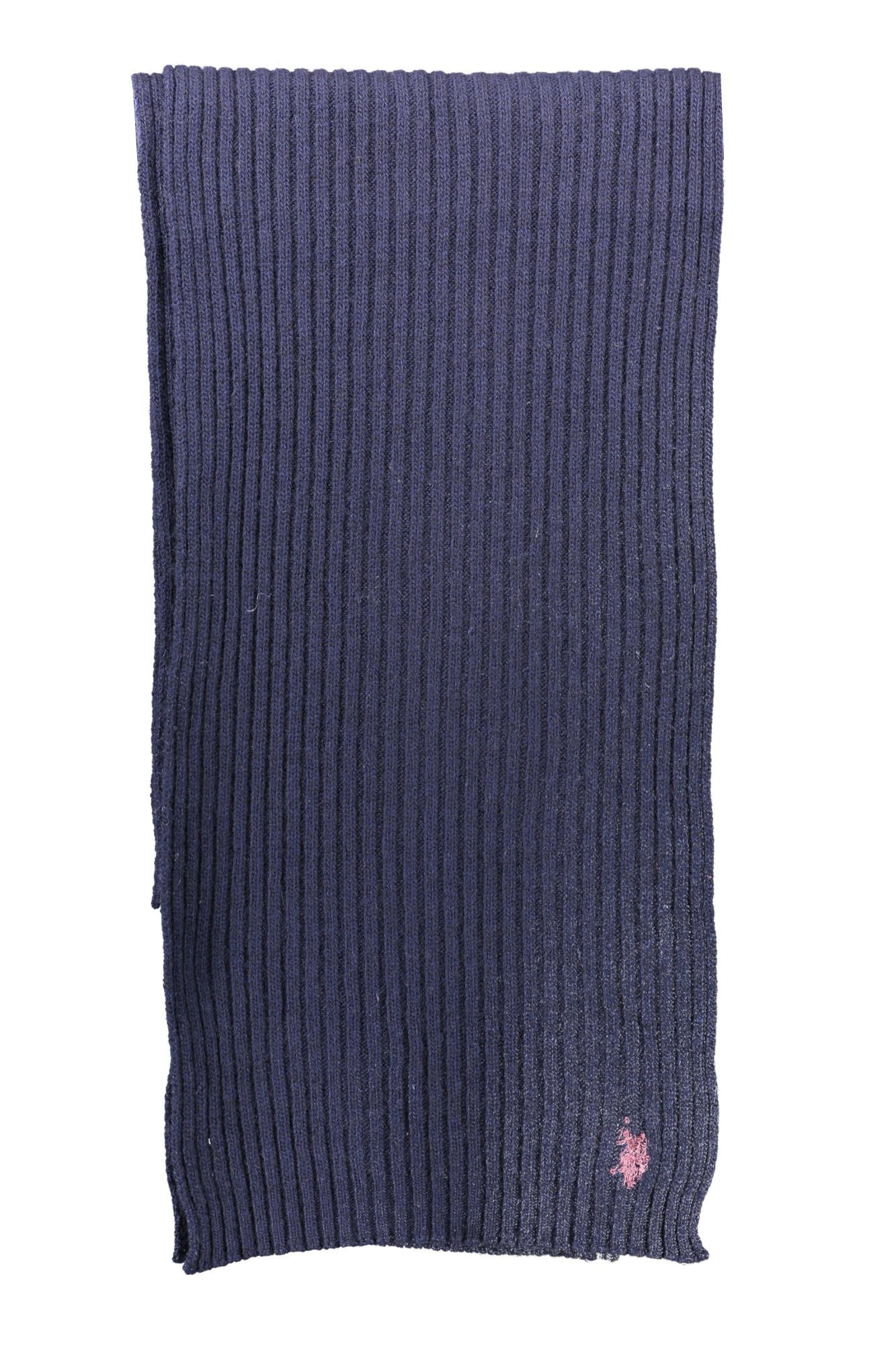 U.S. POLO ASSN. Blue Wool Men Scarf