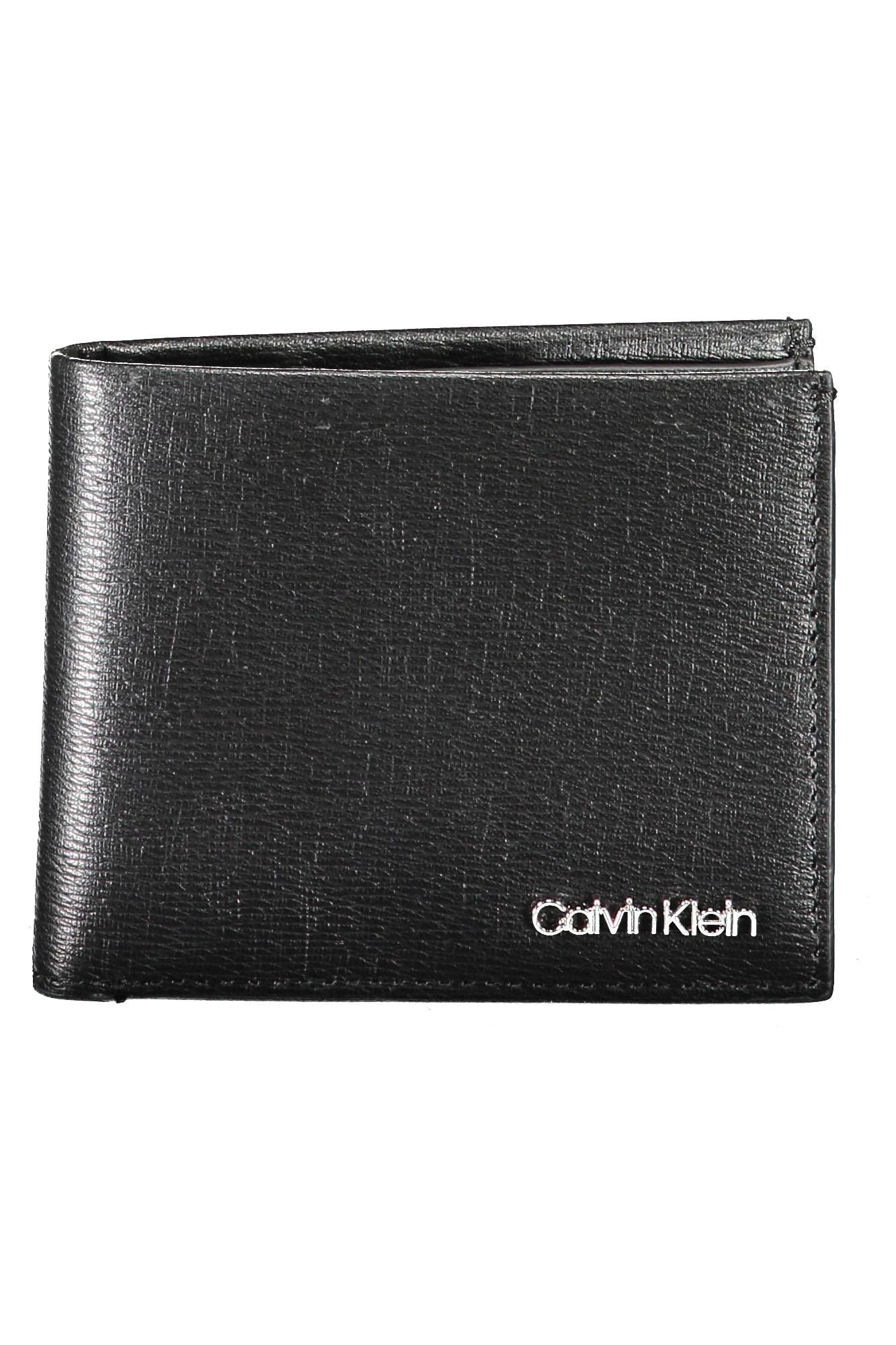 Calvin Klein Black Leather Men Wallet