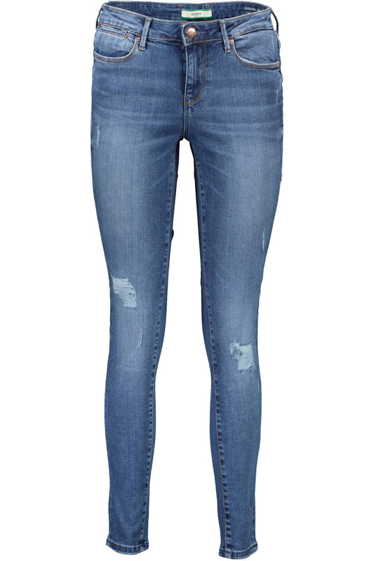 Guess Jeans Blue Cotton Women Jeans