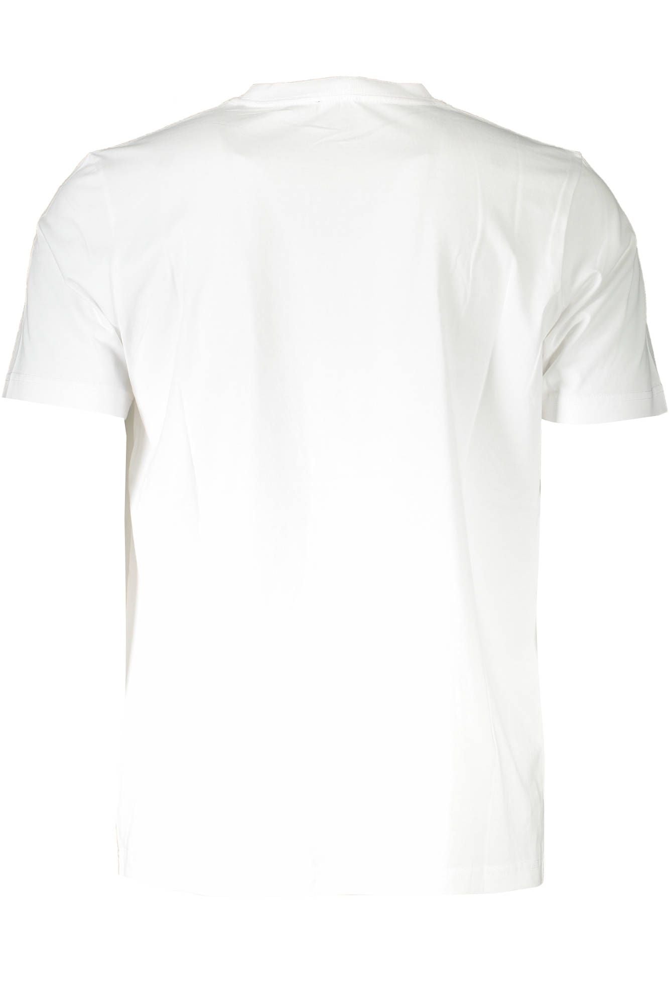 Diesel Crisp White Cotton Crew Neck Tee