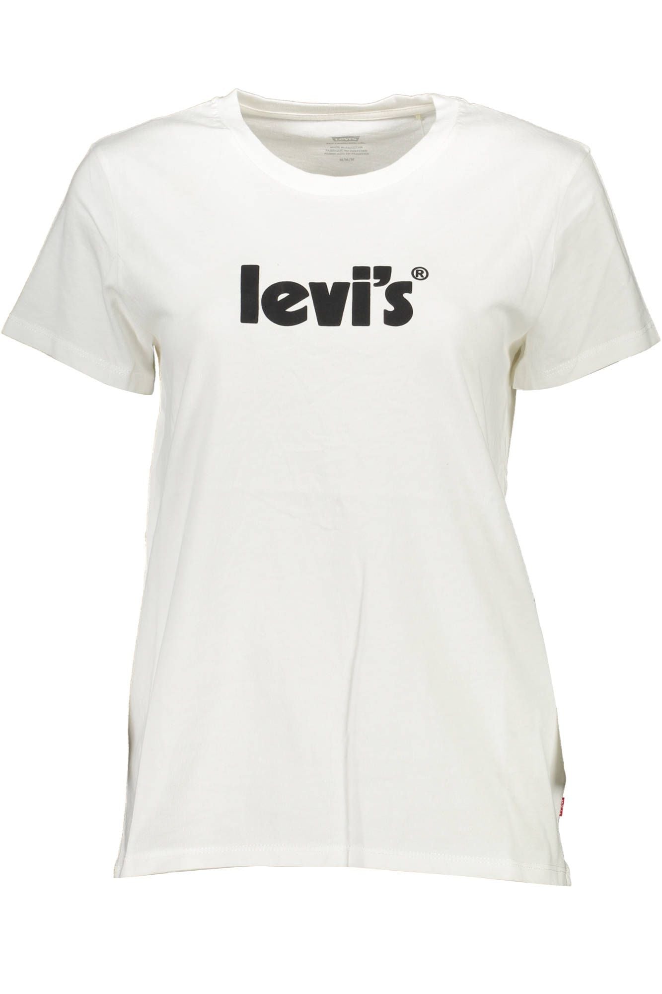 Levi's White Cotton Women T-Shirt