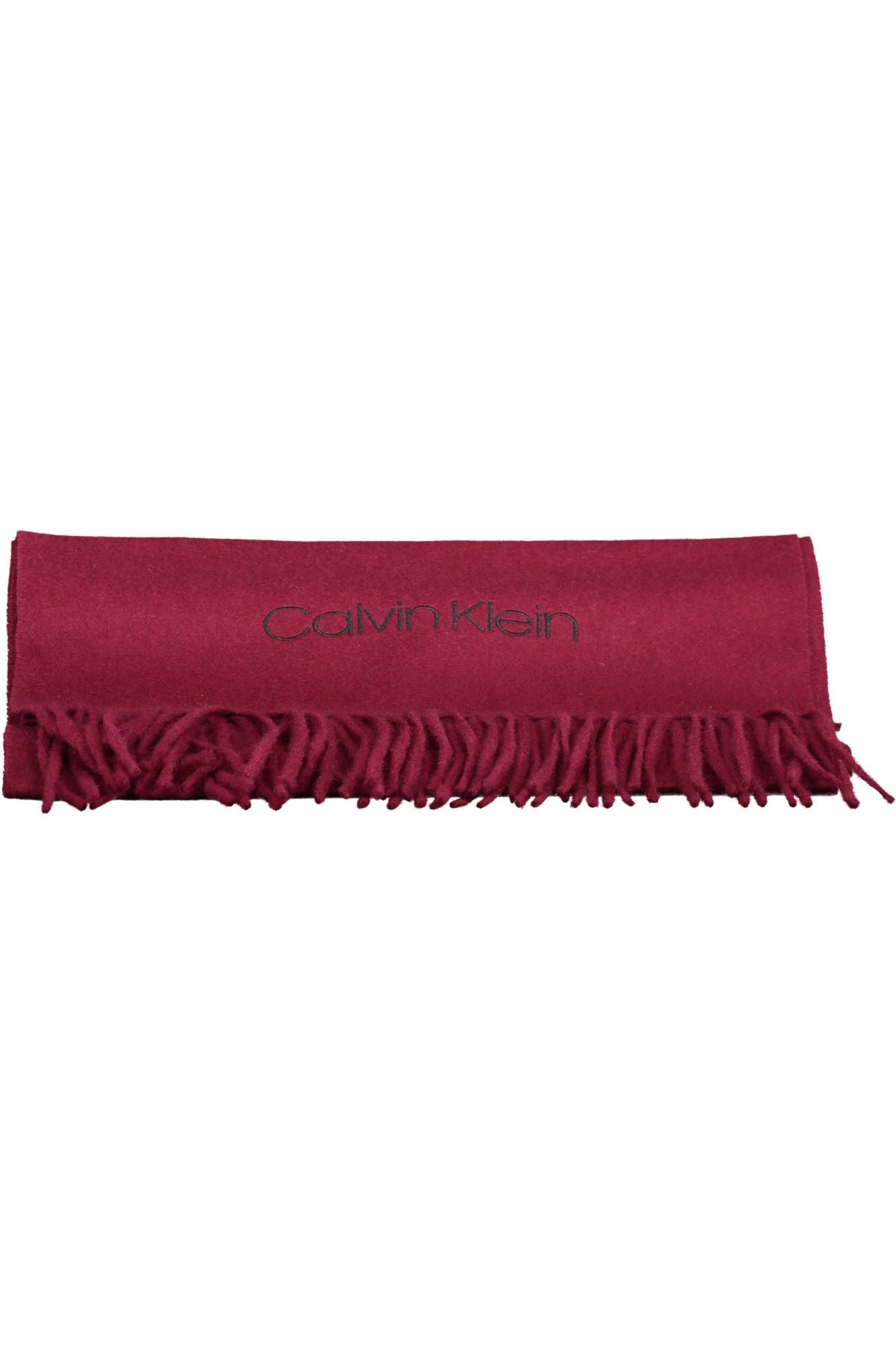 Calvin Klein Red Wool Men Scarf