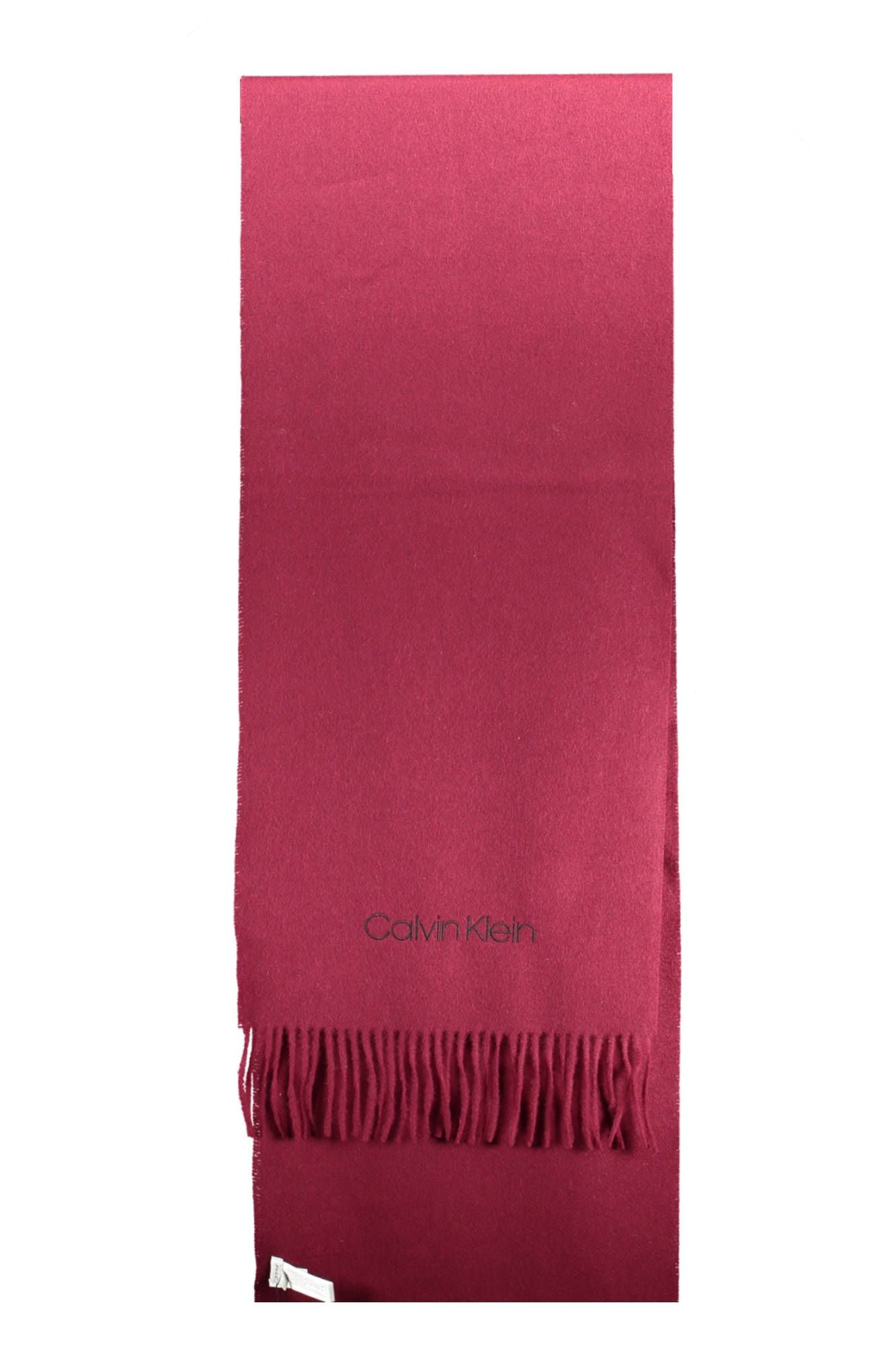 Calvin Klein Red Wool Men Scarf