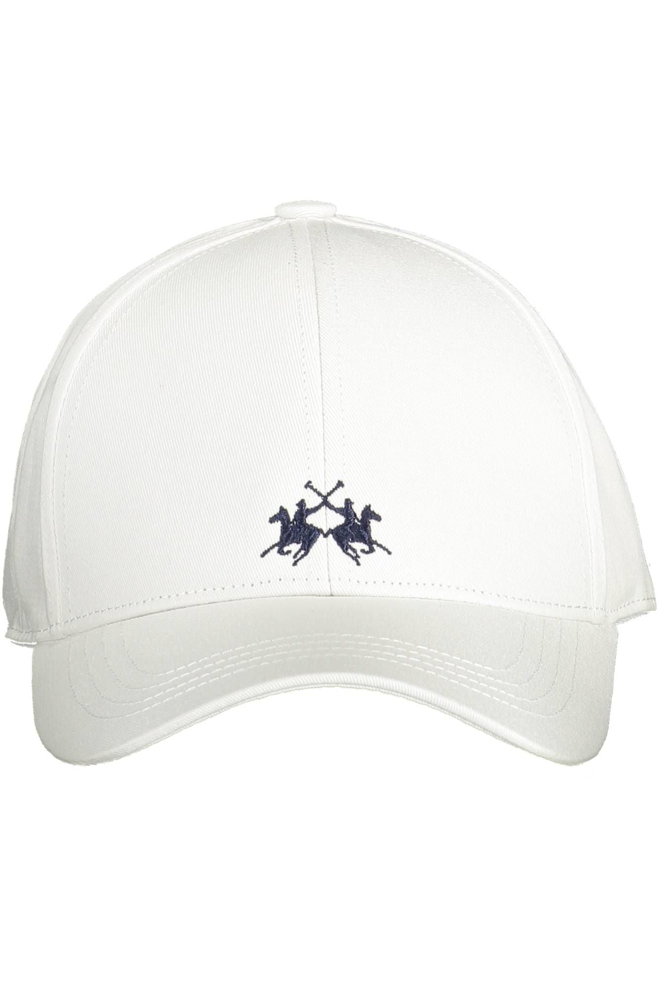 La Martina White Cotton Men Cap