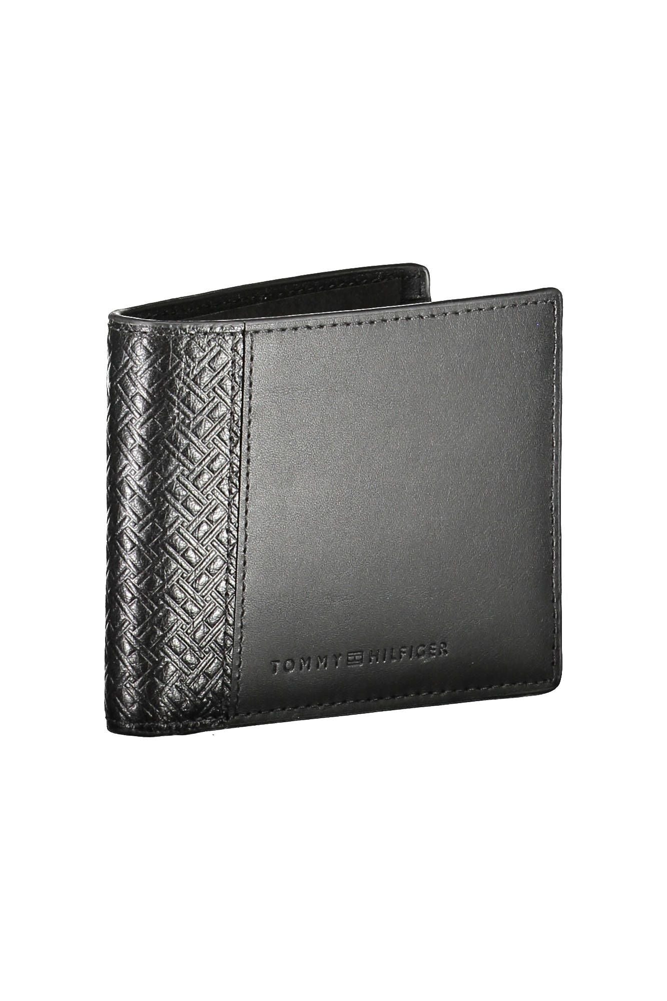 Tommy Hilfiger Black Leather Mens Wallet