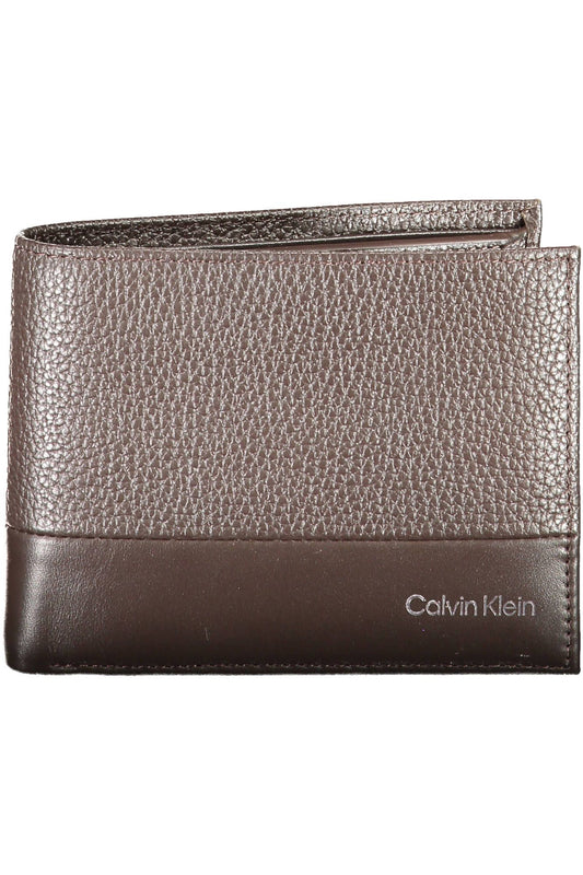 Calvin Klein Brown Leather Men Wallet