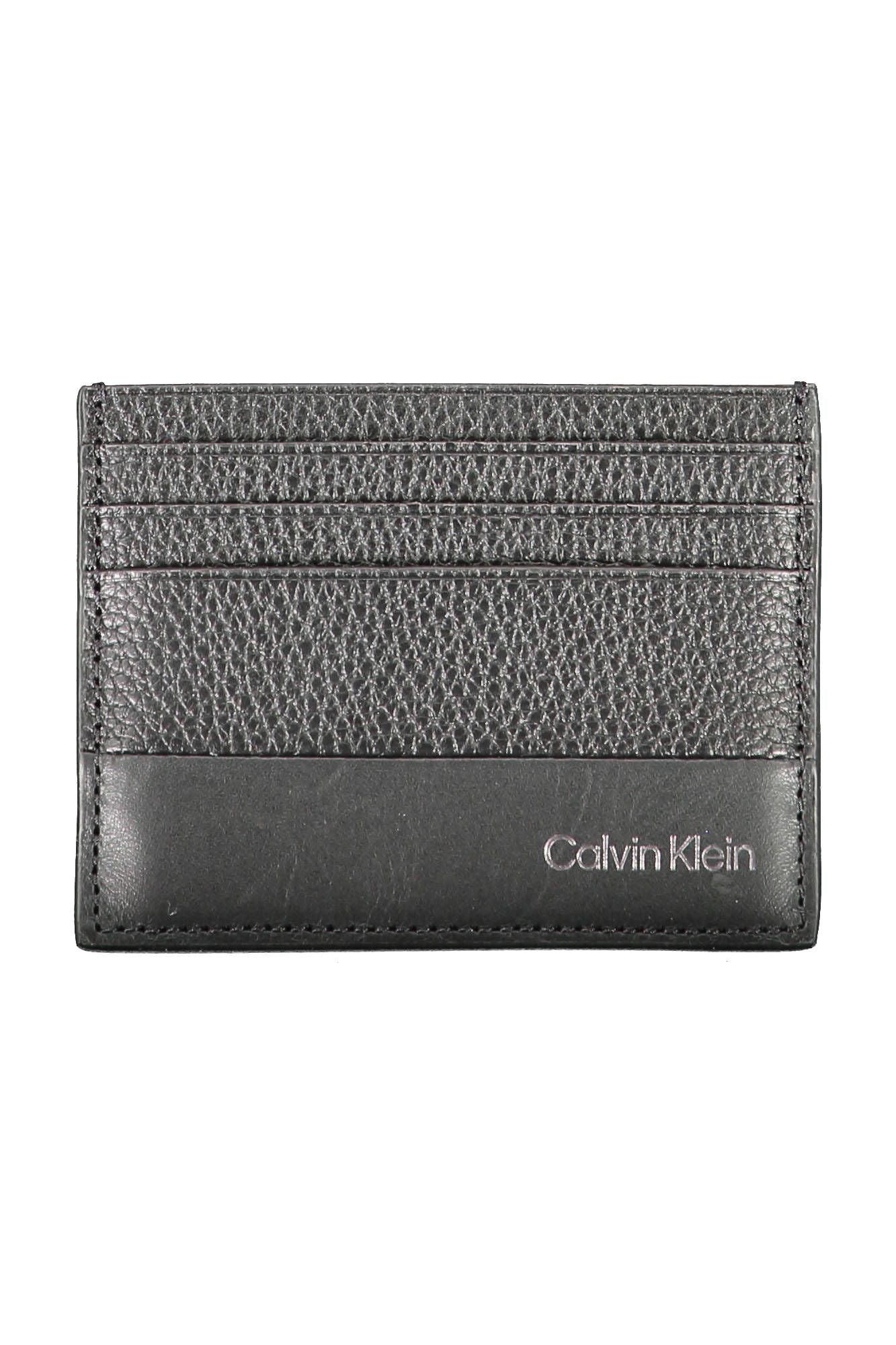 Calvin Klein Black Leather Men Wallet