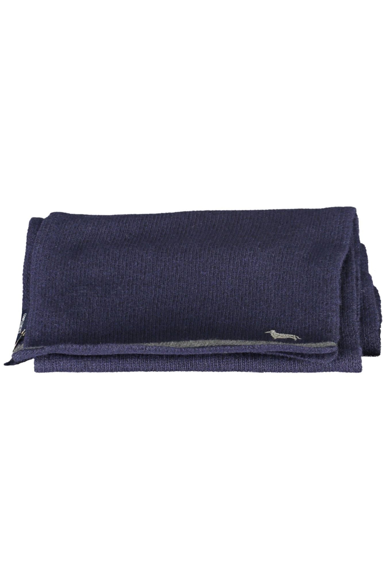 Harmont & Blaine Blue Wool Men Scarf