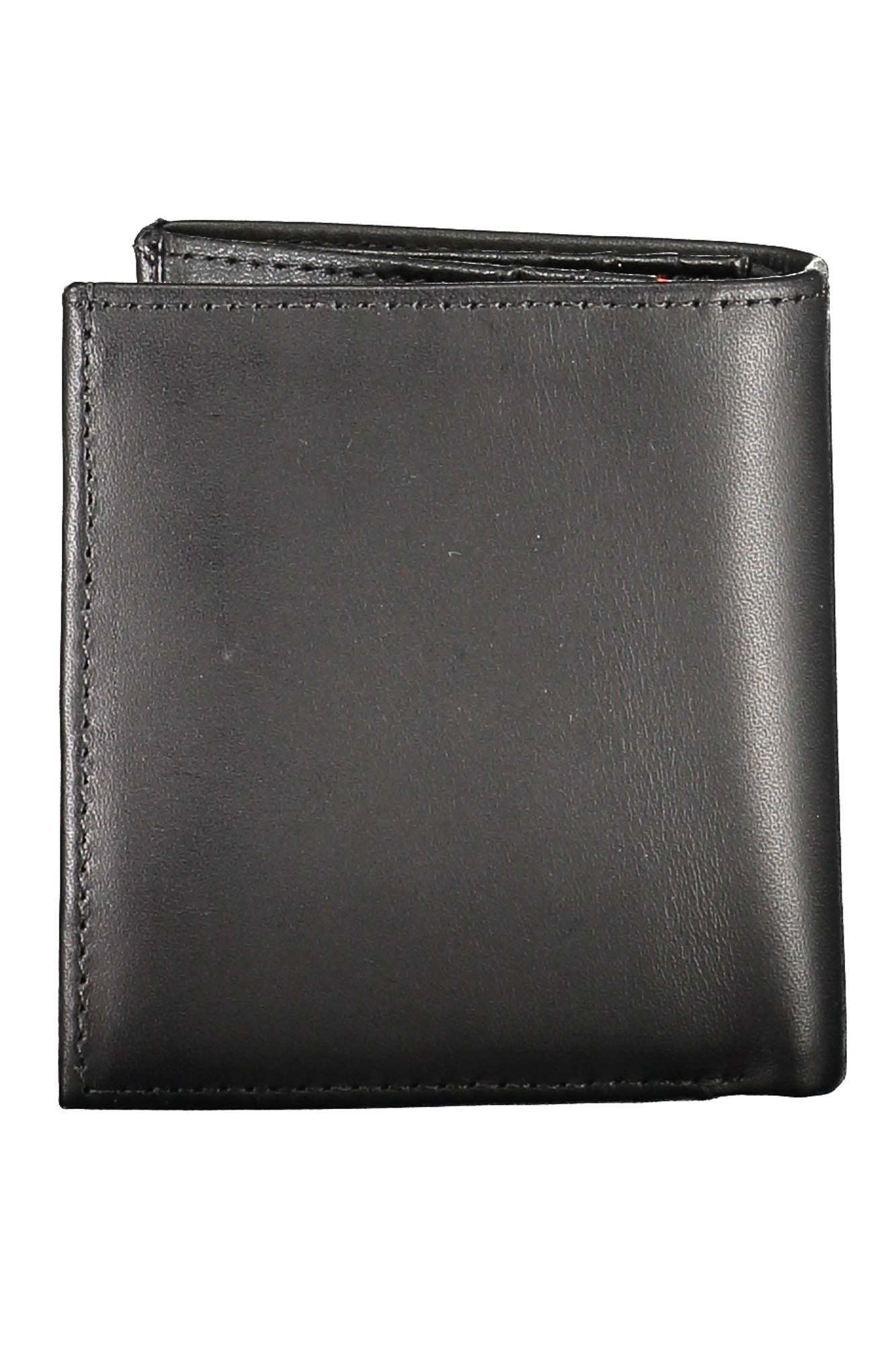 Tommy Hilfiger Black Leather Men Wallet