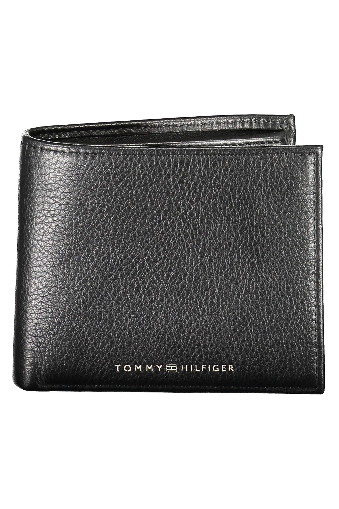 Tommy Hilfiger Black Leather Men Wallet