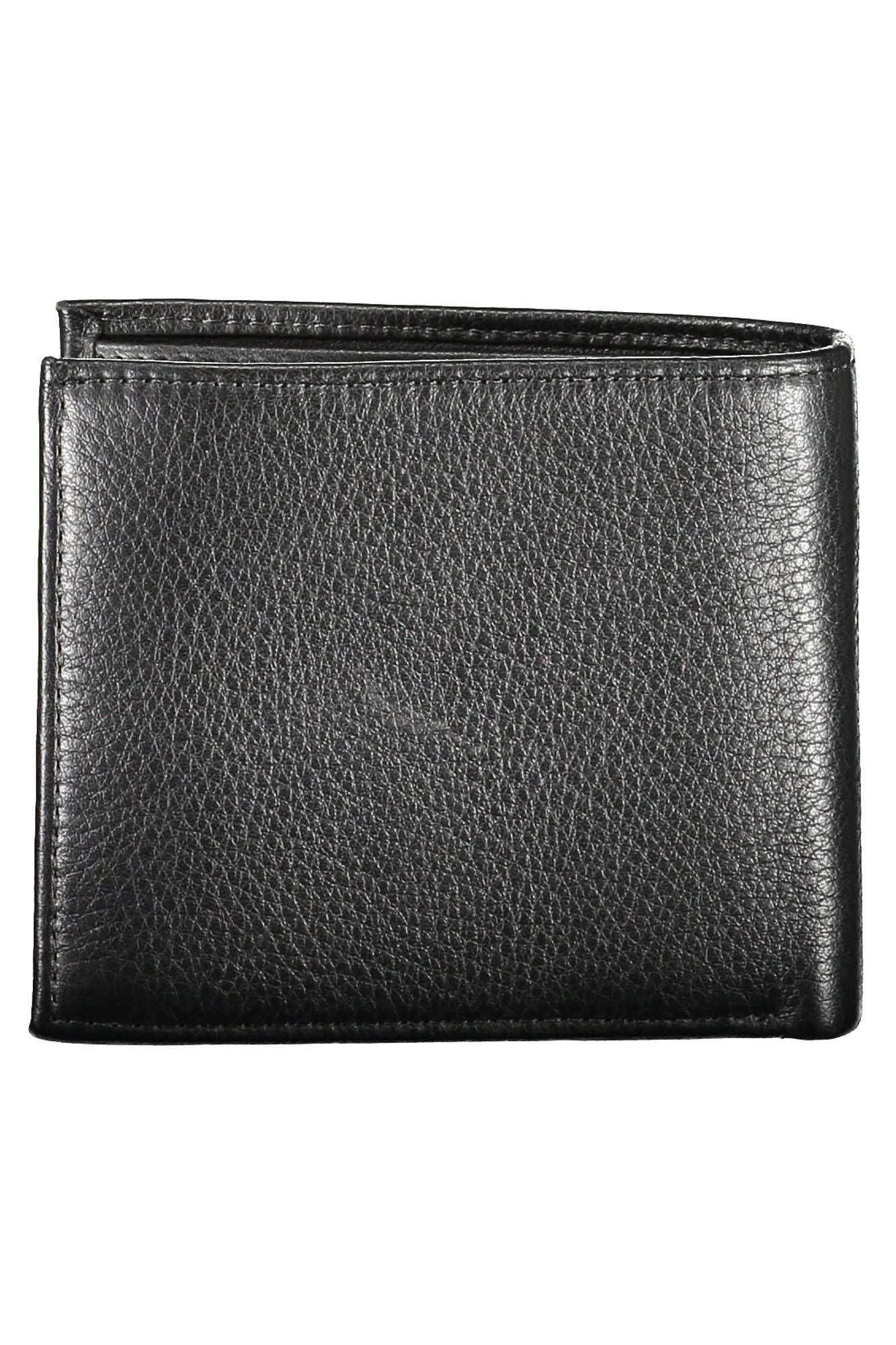 Tommy Hilfiger Black Leather Men Wallet