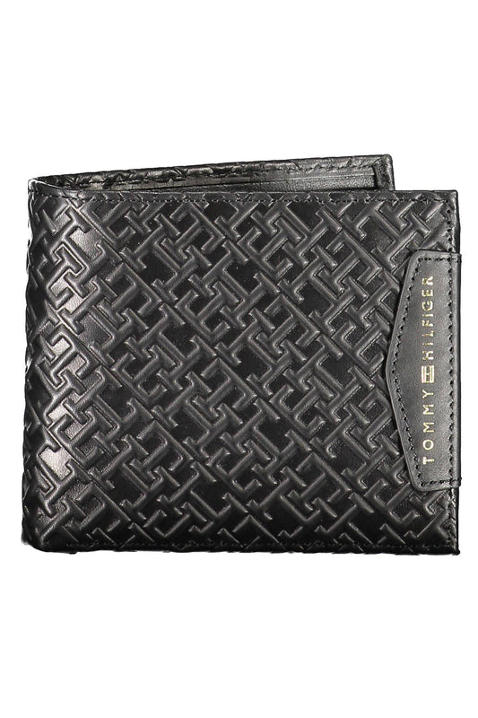 Tommy Hilfiger Black Leather Men Wallet