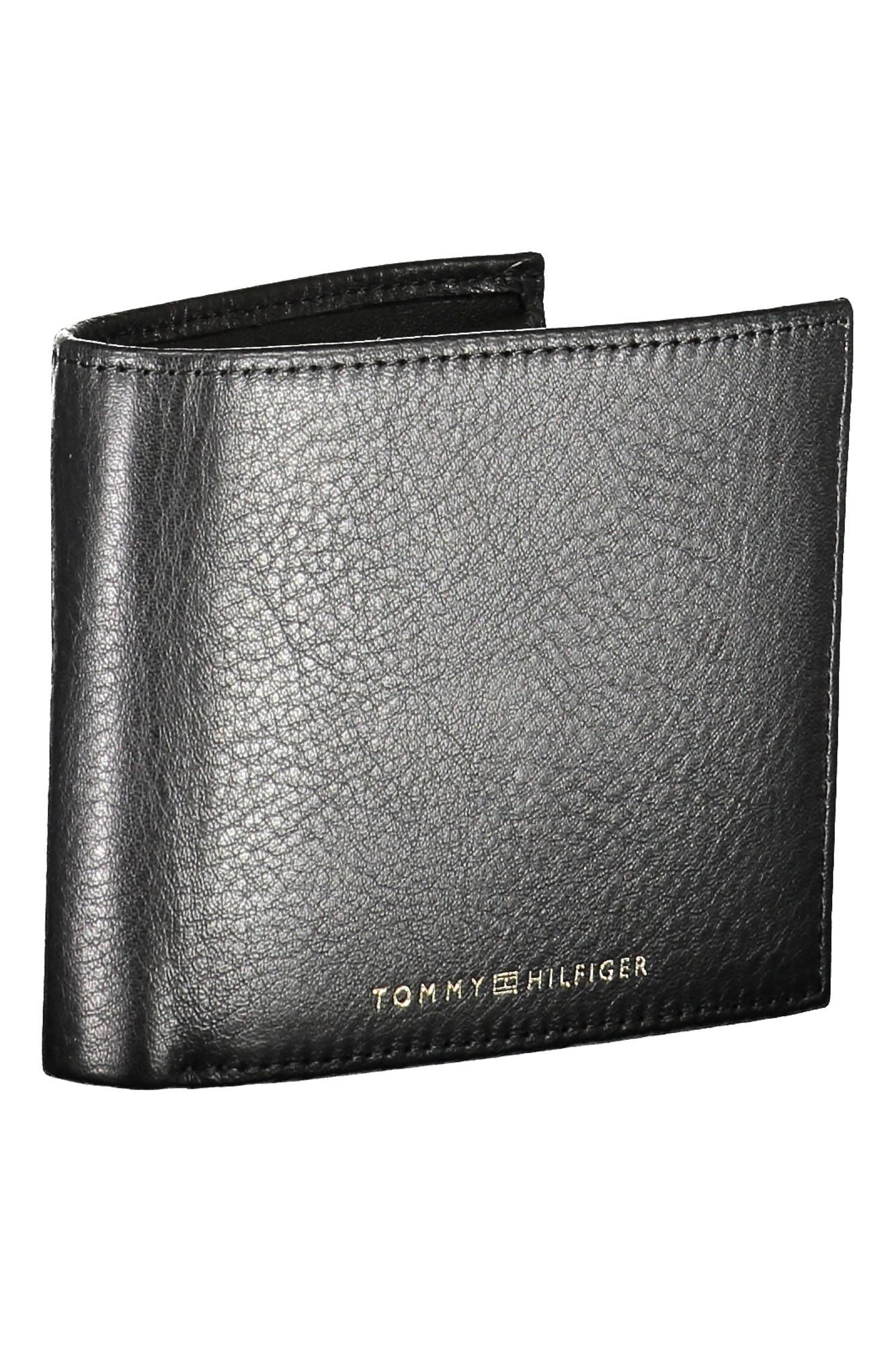 Tommy Hilfiger Black Leather Men Wallet