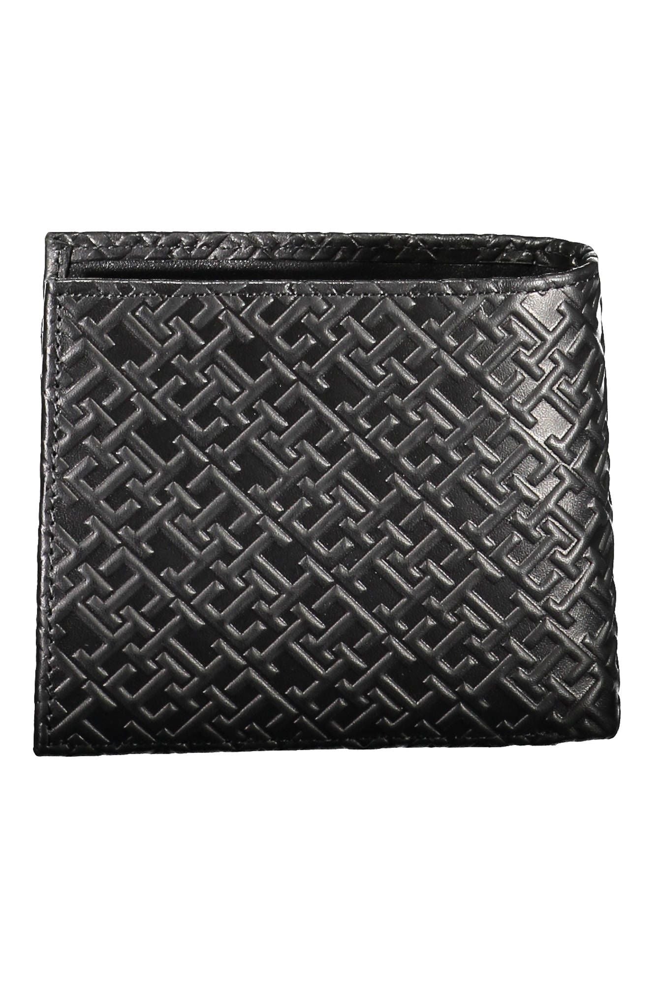 Tommy Hilfiger Black Leather Men Wallet