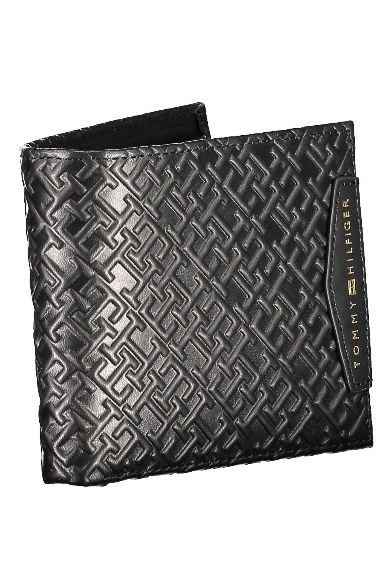 Tommy Hilfiger Black Leather Men Wallet