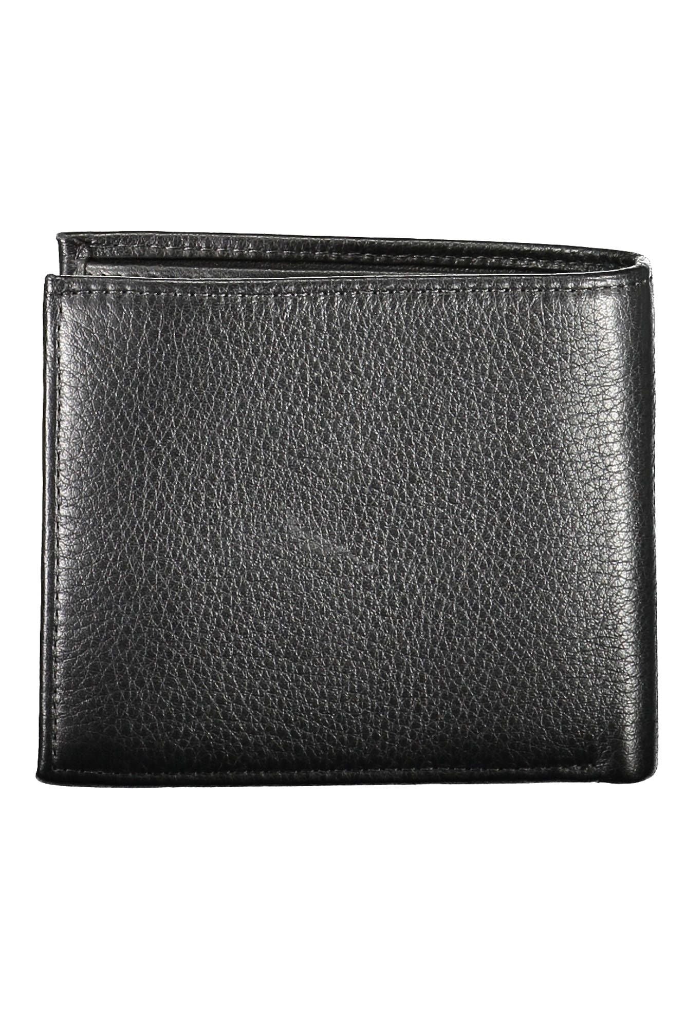 Tommy Hilfiger Black Leather Men Wallet