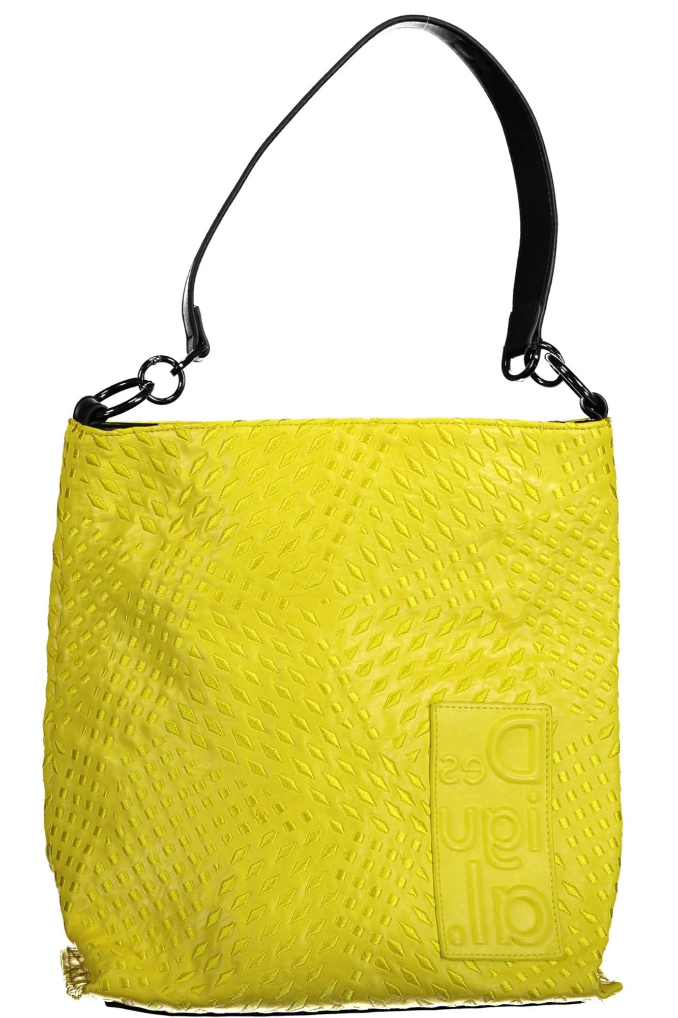 Desigual Yellow Polyurethane Women Handbag