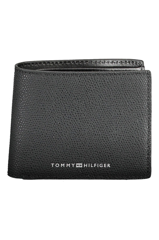 Tommy Hilfiger Black Leather Mens Wallet