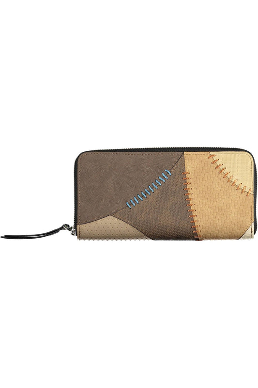 Desigual Beige Polyurethane Women Wallet