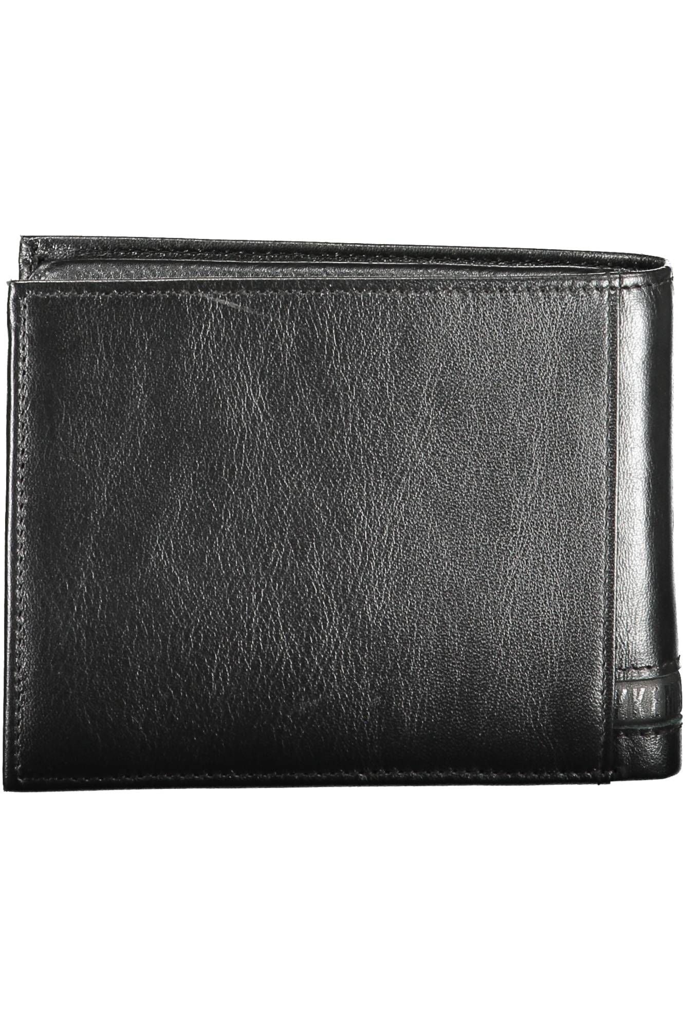 Bikkembergs Black Leather Men Wallet