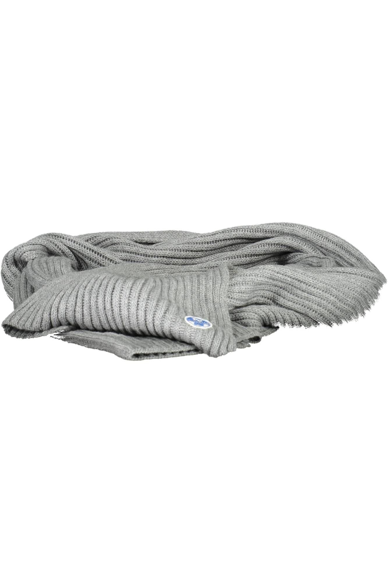 North Sails Gray Cotton Men Scarf