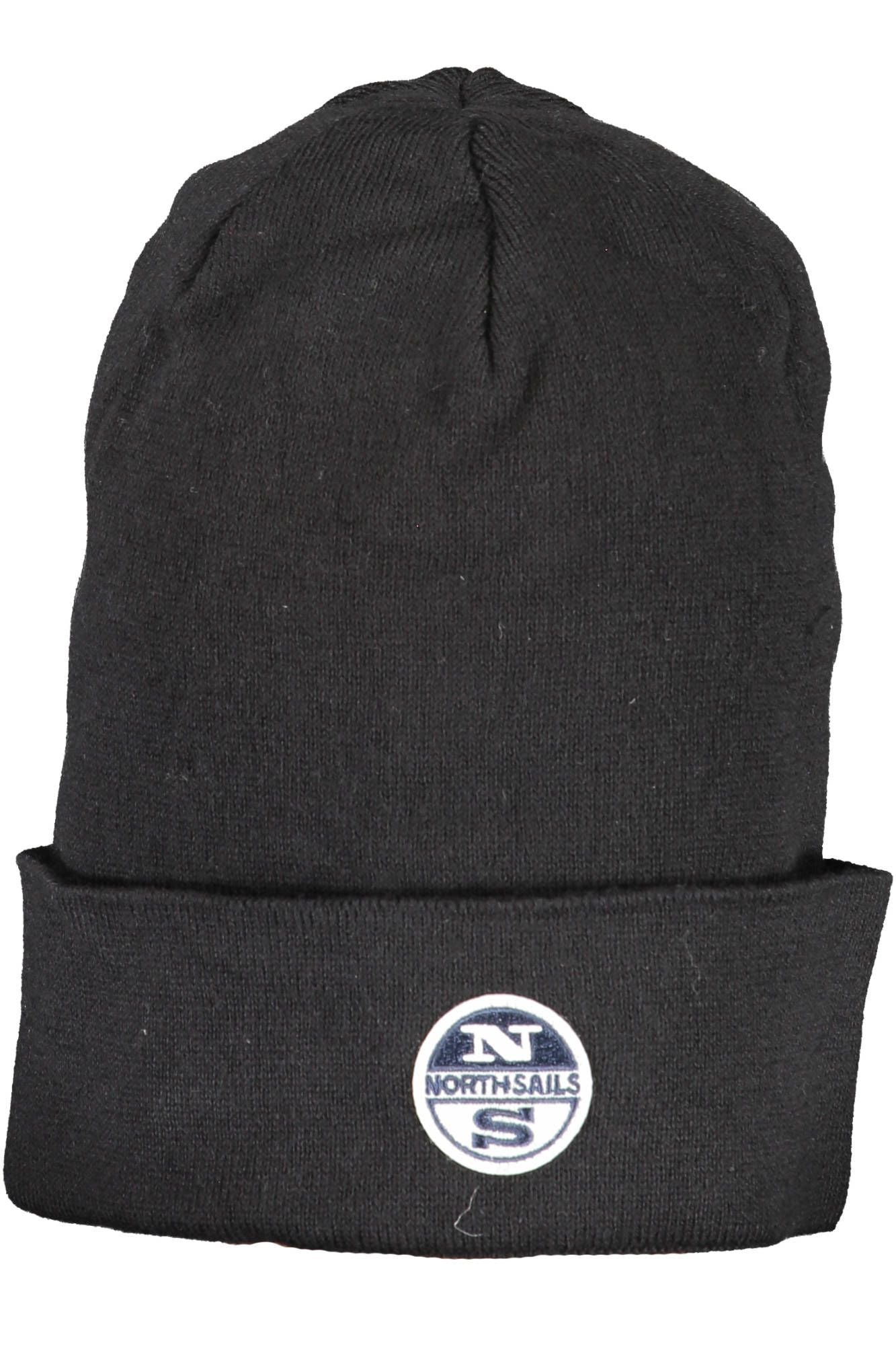 North Sails Black Cotton Men Cap