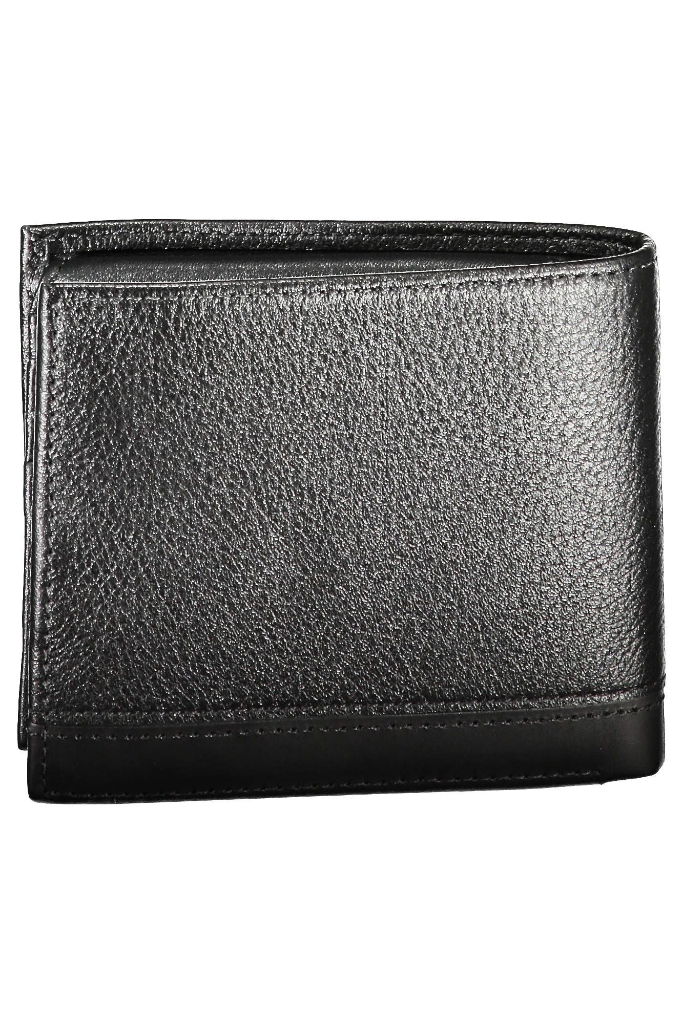 Tommy Hilfiger Black Leather Men Wallet