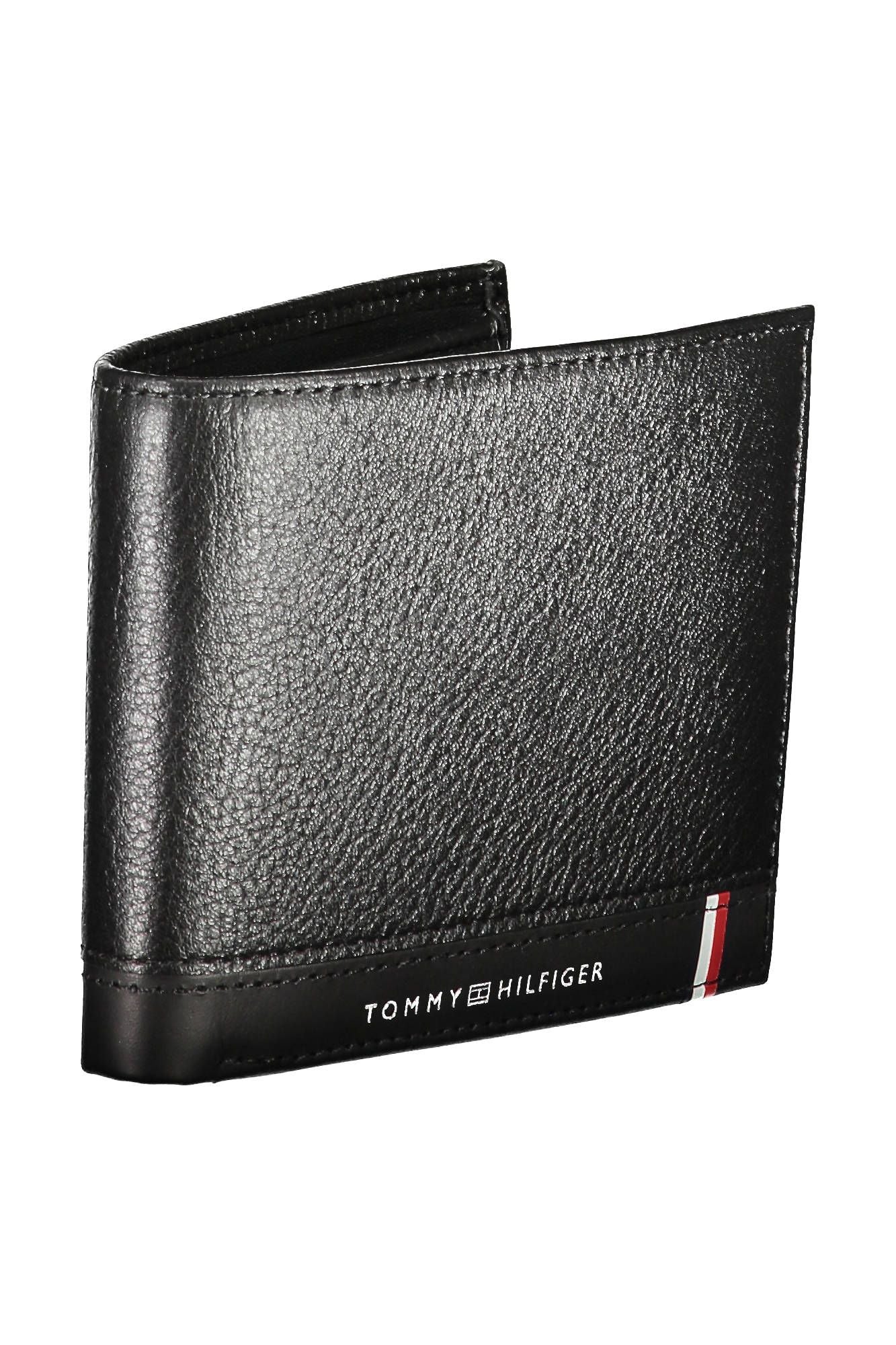 Tommy Hilfiger Black Leather Men Wallet