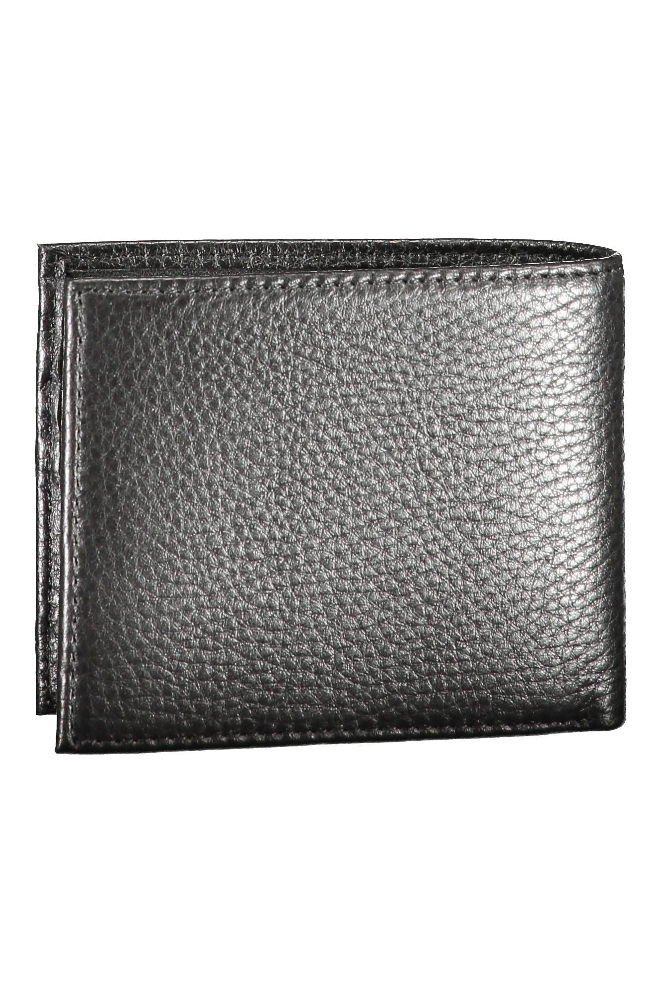 Tommy Hilfiger Black Leather Men Wallet