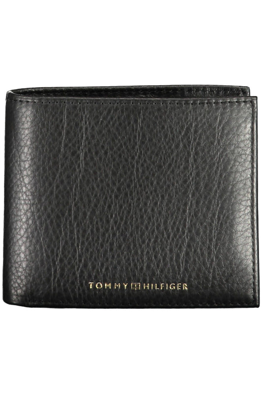 Tommy Hilfiger Black Leather Mens Wallet