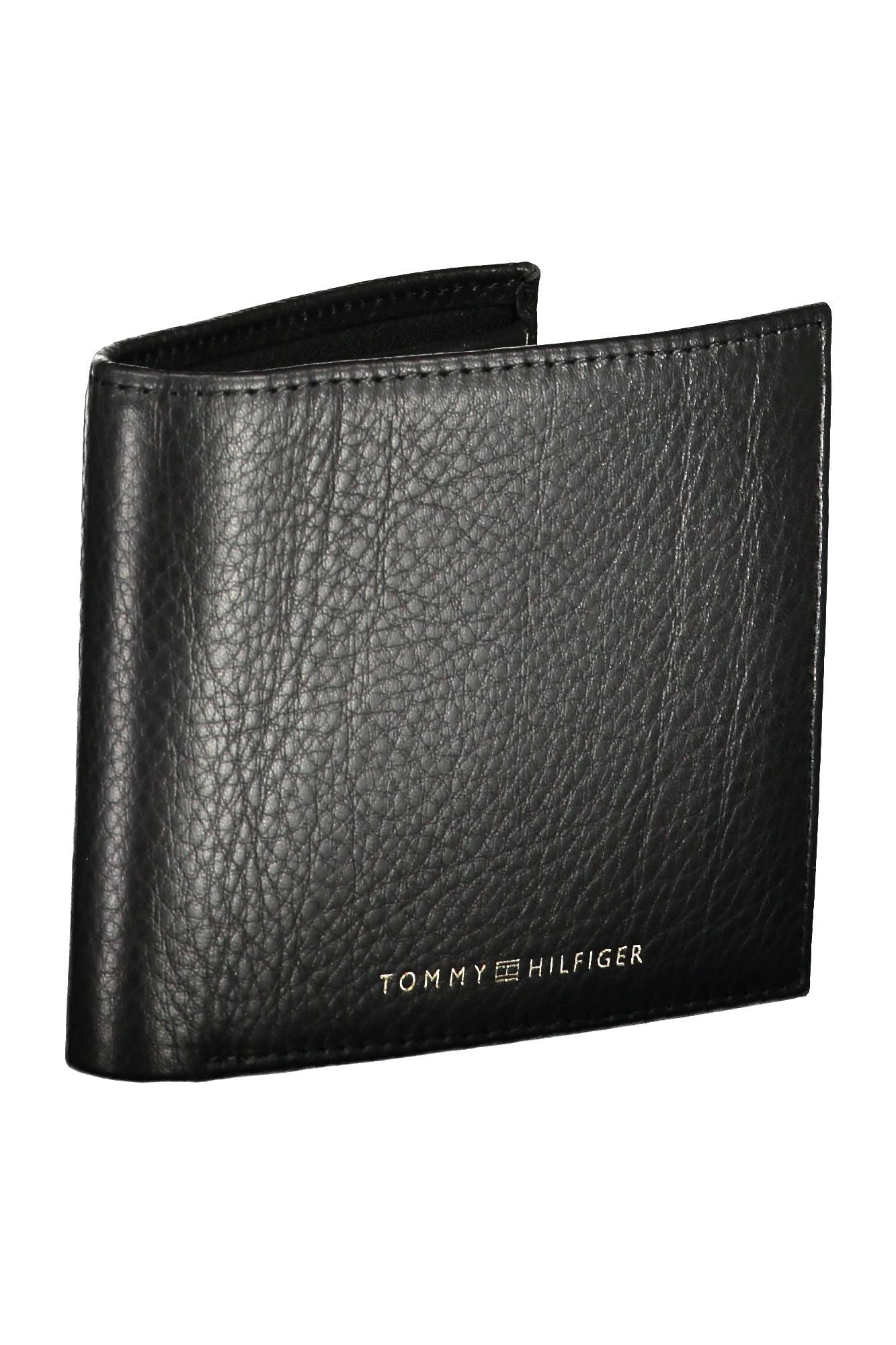 Tommy Hilfiger Black Leather Mens Wallet