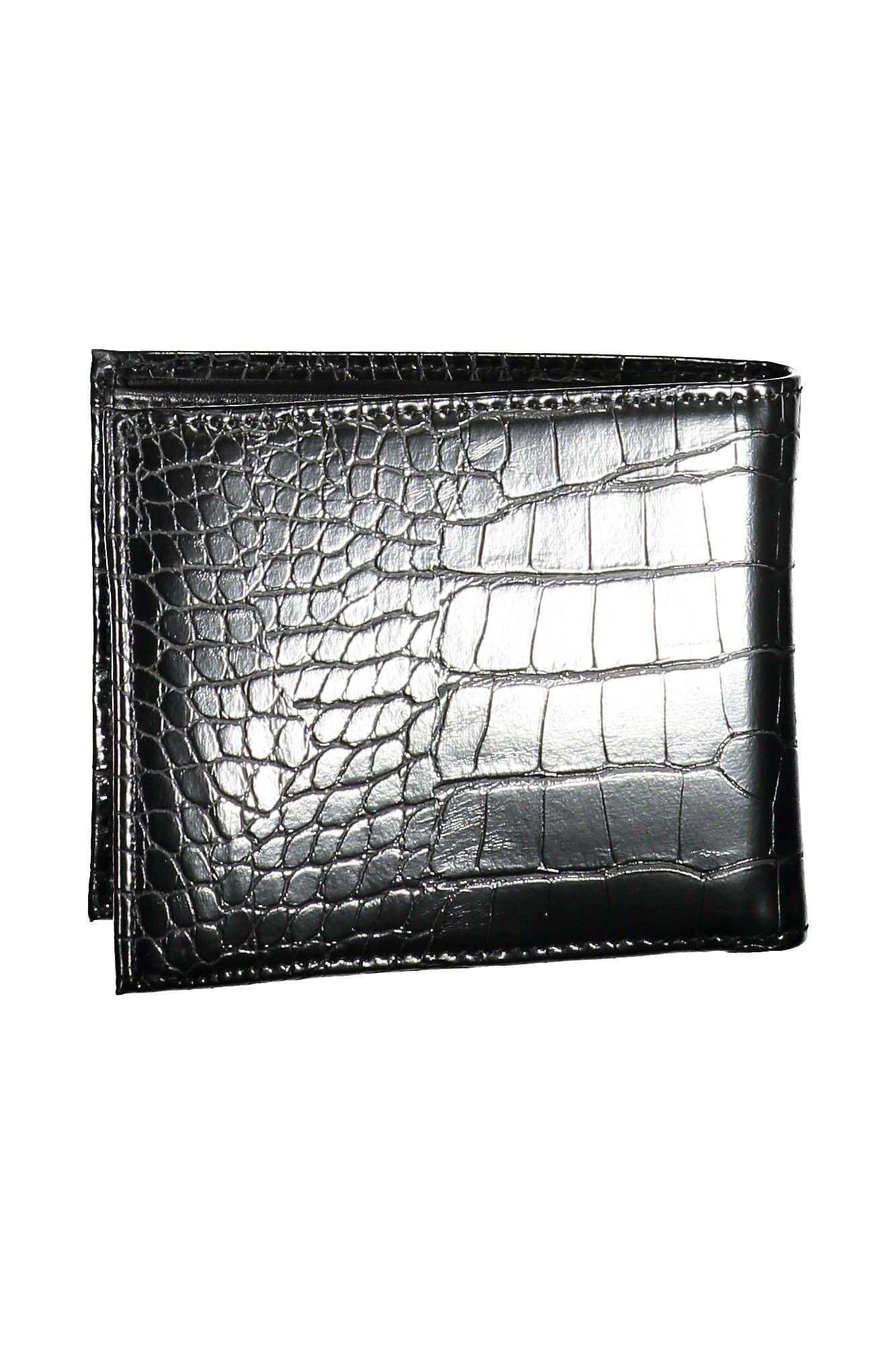 Guess Jeans Black Polyurethane Men Wallet