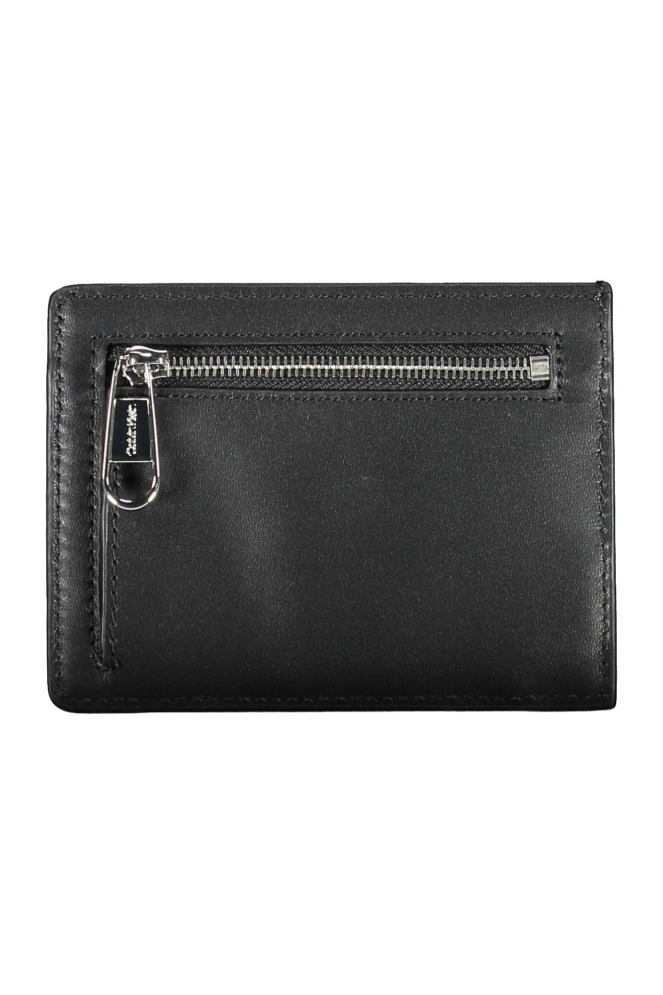 Calvin Klein Black Polyurethane Men Wallet