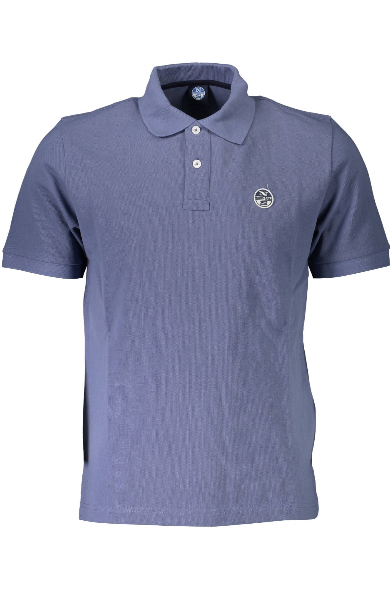 North Sails Blue Cotton Men Polo Shirt