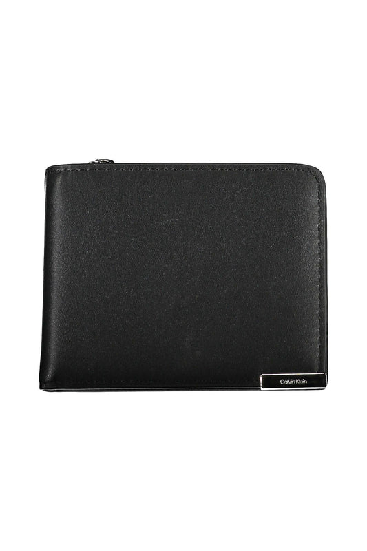 Calvin Klein Black Polyurethane Men Wallet