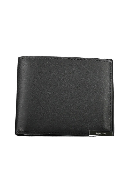 Calvin Klein Black Polyurethane Men Wallet