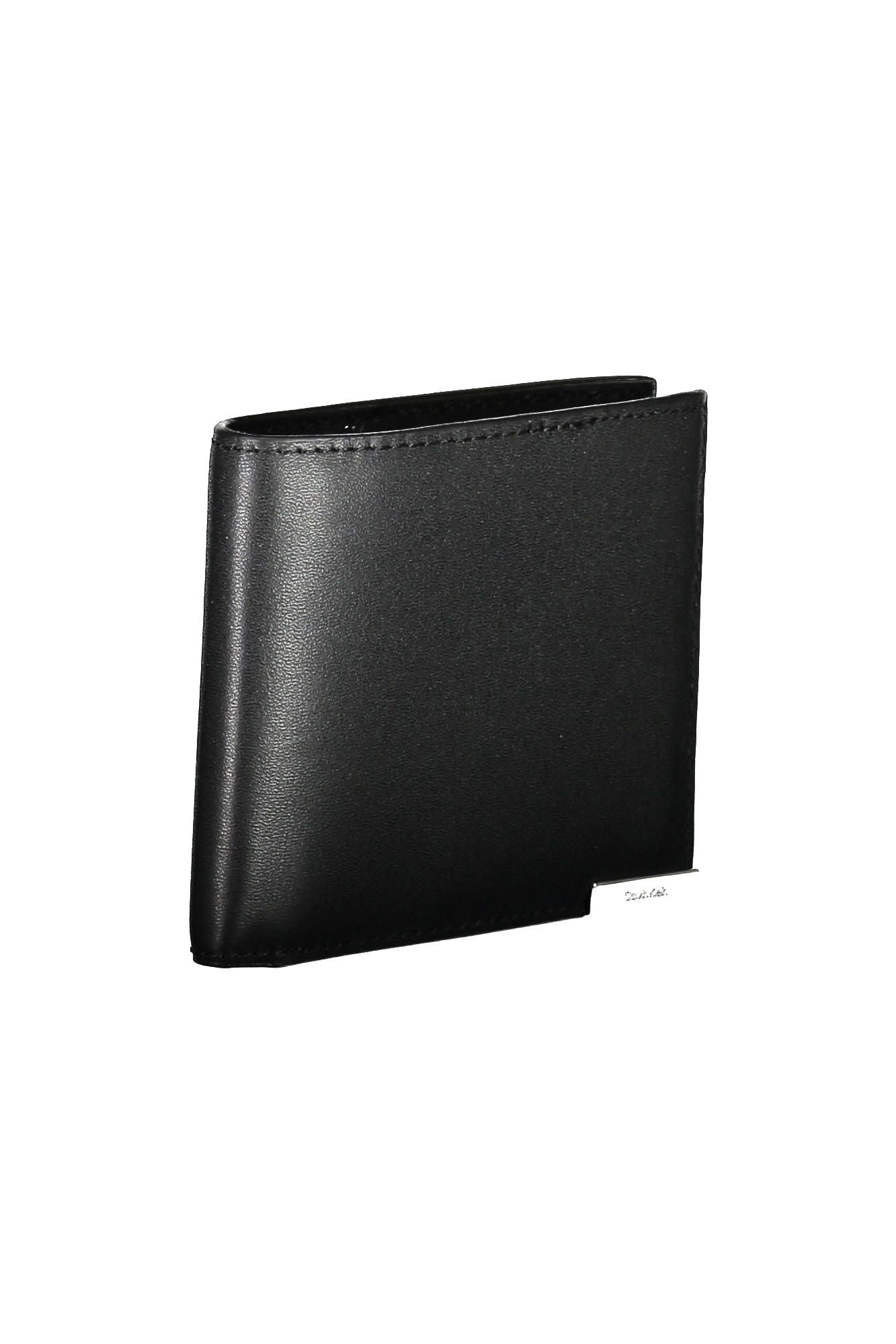 Calvin Klein Black Polyurethane Men Wallet